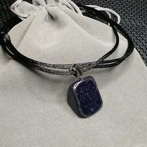 5/$25 Blue Goldstone Necklace
